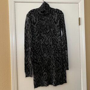 NEW pam & gela animal print knit sweater dress